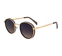SQUAD Lunettes de soleil Pour Femme et Homme Unisexe Adulte Métal Rond Petite taille Rétro Protection 100% UV