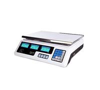 SQUAD O Balance de comptoir électronique numérique professionnelle pour aliments, plaque en acier inoxydable et écran LCD