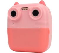 SQUADO Appareil photo numérique avec impression instantanée avant et arrière, lumière de remplissage LED pour voyage et adolescents rose