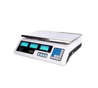 SQUADO Balance électronique numérique professionnelle de comptoir pour aliments avec plateau en acier inoxydable et écran LCD