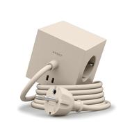 Square 1 - Avolt Cube de prises avec USB C dfp Design Beige - 7350103841240