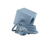Square 1 - Avolt Cube de prises avec USB C dfp Design Shark bleu - 7350103841233