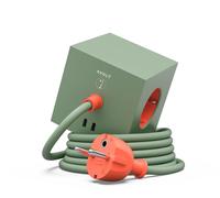 Square 1 - Avolt x Bauhaus cube de prise avec USB-C édition limitée Gecko Bloom dfp Design - 7350103841271