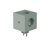 Square 2 - Avolt Cube de prises avec USB-C oak green dfp Design OFFRE SPECIALE - 7350103840830