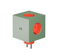 Square 2 - Avolt x Bauhaus Archives Cube de prise édition limitée Gecko Bloom dfp Design - 7350103840915