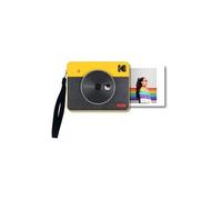 Kodak Appareil photo Square Cam & Print C300Retro - Imprimez l'Instant en style rétro - Yellow
