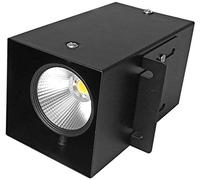 Square Ceiling Dedicated LED COB Downlight Adjustable Angle Spotlight Borderless Daring Lamp Embedded Rectangular Downlight,White Light_20W