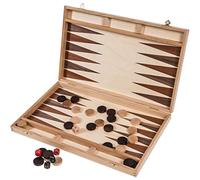 Square - Coffret Backgammon en Bois 40 cm - Hêtre - Jeu de Société -