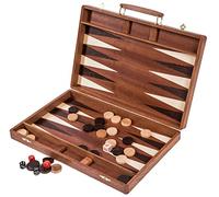 Square - Coffret Backgammon EXLUSIVE - 38 cm Acajou - Jeu de Société -