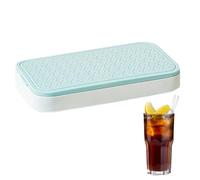 Square Cube Ice Tably - Bac à glace avec couvercle - Bac à glace en silicone - Bac à glace carré Friedza Cocktail Cube Congélateur pour Recon Cube Ice Tably Congélateur Wa