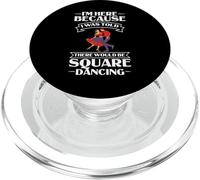 Square Dance Appeau de Musique Leçons de Danse Danseuse PopSockets PopGrip pour MagSafe