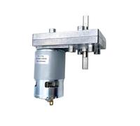 Square DC Reducer electronic starter TT-775 6V 12V 24V Double-Hollow shaft High Torque Gear electronic starter DC 3-30V CW CCW CZAOINCU(44rpm,24V)