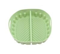Square Divided Roasting Cooking Tray - Silicone Air Fryer Liner | Baking Air Fryer Liner For Dining Room Home, Restaurant, Kitchen Apartment, Meal Prep