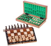 Square - Echecs en Bois - MAGNETIQUE Classic - 26 x 26 cm - Échiquier & Pièces d'échecs