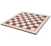 Square - Échiquier Professionnel en Bois n° 6 Acajou BL - Champ 58 x 58 mm