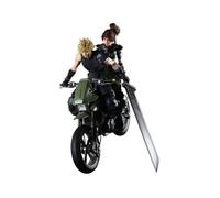Final Fantasy Vii Remake Play Arts Kai - Figurines Et Véhicule Jessie, Cloud & Bike