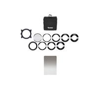 Rollei Mark II Porte-Filtre Starter Kit I Porte-Filtre à Utiliser avec des filtres carrés de 100 mm y Compris Filtre Souple GND8 Soft et CPL, Adaptateur pour Objectif 52-82mm, Pochette Porte-Filtre