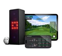 Square Golf Moniteur de Lancement d'intérieur Unisexe, Noir