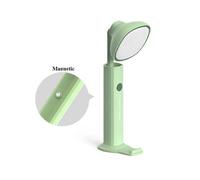 (Square Head Green, Multicolor) Magnetic LED Desk Lamp Folding USB Rechargeable Eye-Protection Night Light with Phone Holder Design