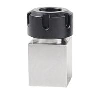 Square/Hexagon Collet Chuck Seat ER25 ER32 ER40 Hard Steel Spring For Engraving Cutting Machine Holder High Precision CNC Lathe(Square,ER40)