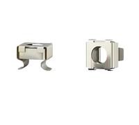 Square Hole Cage Nuts ， Écrou à cage for cartes en acier inoxydable et au carbone, encliquetable flottant, multicolore, plusieurs tailles(Plated,M6-5pcs)