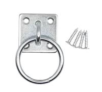 Square Horse Ring, Wall Mounted Tiedown, Stable Hardware Accessory, Heavy Duty Mounting Part for Horse Stall Supplies Training Bridle Hitching Farm Equestrian Riding