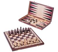 Square - Jeu Senator - 3-1 - Echecs + Dames + Backgammon - 40 x 40 cm