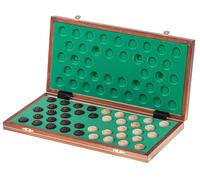 SQUARE - Jeux Dames en Bois - Damier 100 Champs - Cases - 40 x 40 cm
