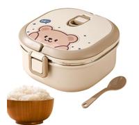 Square Lunch Box - 304 Stainless Steel Leakproof Food Container