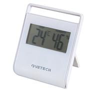Square+ : Mini Station météo numérique. Mesure de la température et de l'humidité internes. Blanc