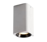 Square Mounted Downlight Nordic Minimalist Ceiling Light LED Aluminum Spotlight White Free Opening Spotlights Mall Showroom Living Room Wall Lighting High,White Light_5W