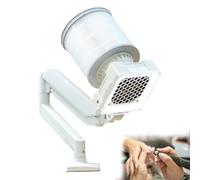 Square Nail Art Vacuum Cleaner - Professional Low Noise Cordless Nail Dust Collector with Reusable Filter, Powerful Suction for Manicure, Carving, Wood Carving