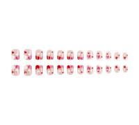 Square Nails Tips Fausses Glues On Stick On Press On Artificial False For Womens And Girls Acrylique Glues On Nail For Women Clear