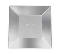 Square Outdoor Heater Replacement Parts - Heavy-Duty Stove Dome Cover | Universal Reflective Shield Top with Pre-Drilled Mounting Holes for Easy Installation | Reliable Replacement Accessory for Patio
