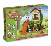 Square parc aire de jeux avec toboggan maximilian families - 96 pieces pour duplo - briques construction G