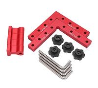 Square Positioning Ruler Kit, Aluminum Alloy 90 Degree Right Angle Measuring Tool with Scale, Precision Woodworking Square for Carpenters and DIY Enthusiasts