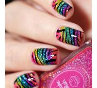 Square Press On Nails Léopards Brille De Fausses Colles Sur L'acrylique Artificiel 24pcs Bâton Les Femmes Colles Acryliques L'ongle Pour Les Femmes Claires