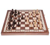 Square - Pro Echecs en Bois No 4 - Classic - Échiquier & Pièces d'échecs Staunton 4
