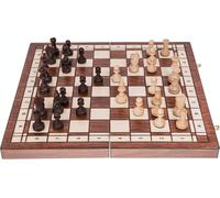 Square-Pro Echecs En Bois No 4-Classic-Échiquier & Pièces D'échecs Staunton 4