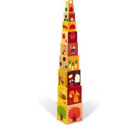 Square Pyramid Les 4 Saisons-Stacking Cubes-First Play Toy-From 1 Year Old,J02917,Other,Unique