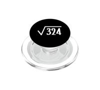 Square Root 324 Math Number Algèbre Math Teacher Student PopSockets PopGrip pour MagSafe