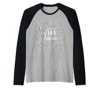 Square Root of 144 Cadeau d'anniversaire 12 Ans Manche Raglan