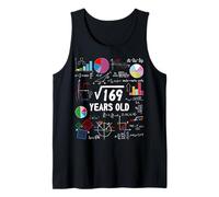 Square Root of 169 13e Anniversaire 13 Ans Math Nerd Débardeur