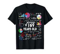 Square Root of 169 13e Anniversaire 13 Ans Math Nerd T-Shirt
