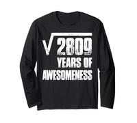 Square Root Of 2809, 53e anniversaire cadeaux pour homme Manche Longue