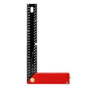 Square Ruler - Équipe de charpentier durable polyvalente, conception ergonomique, utilisation professionnelle | Règle multifonctionnelle pour les charpentiers, les bâtiments, le traitement des métaux,