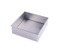 Square Shaped Cake Pan Non Stick and Loose Bottom Anodized Aluminum Square Shape Baking Cake Mold Cake Bread Mould for Cake Making.