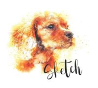 Square Sketchbook: A Square Artist Blank Drawing Book: A Small Square Sketchbook For Artists: Value Square Sketchbook For Dog Lovers: Art Sketchbook For Drawing And Doodling (Square Sketchbooks)