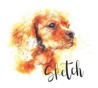 Square Sketchbook: A Square Artist Blank Drawing Book: A Small Square Sketchbook For Artists: Value Square Sketchbook For Dog Lovers: Art Sketchbook For Drawing And Doodling (Square Sketchbooks)