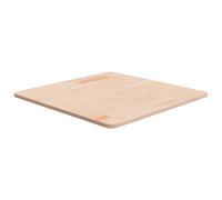 Square Table Top Light Brown 19.7"x19.7"x0.6" Treated Solid Wood Oak vidaXL